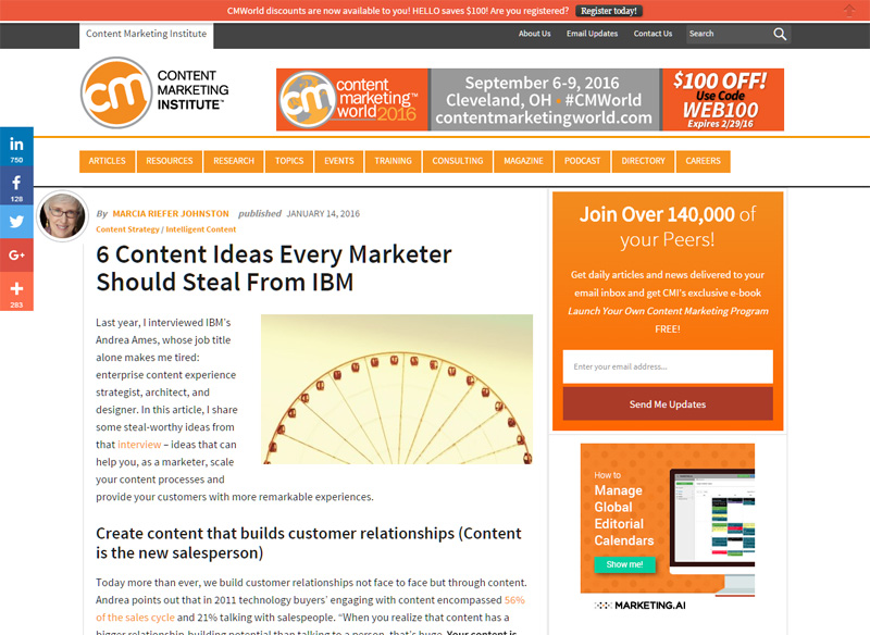 6 Content Ideas Every Marketer Should Steal From IBM