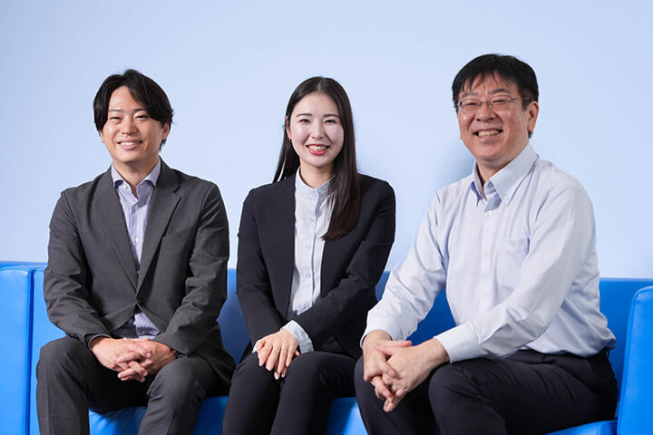 岩井氏、多田氏、潟岡氏の写真