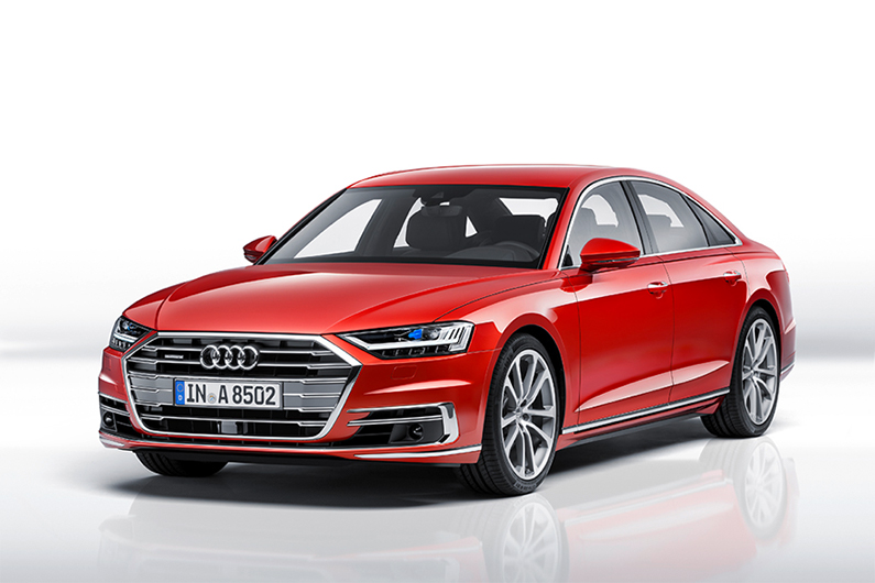 自動運転レベル3の自動運転技術「Audi AI Traffic Jam Pilot」を搭載予定の「新型Audi A8」