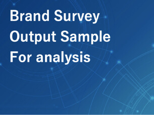 Brand Survey Output Sample For analysis